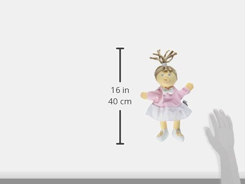 Sterntaler Handpuppe Ballerina, 30 x 26 x 9 cm, Lila/Weiss, Ballerina