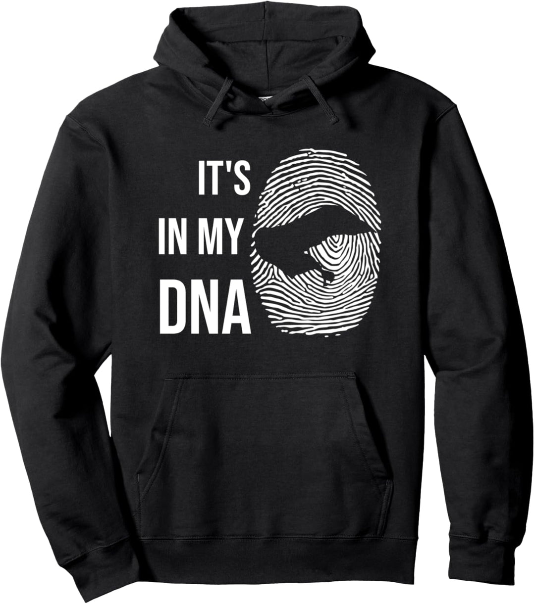 Borkum Silhouette DNA Sylter Insel Urlaub Nordsee Pullover Hoodie