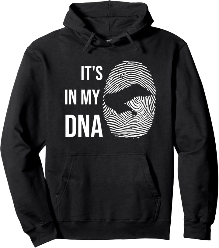Borkum Silhouette DNA Sylter Insel Urlaub Nordsee Pullover Hoodie