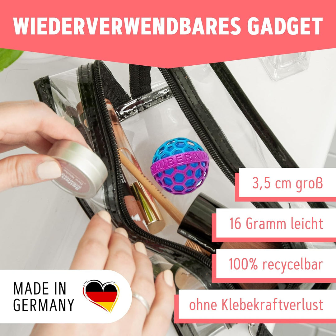 Sauberkugel® Taschenreiniger (3er Set Summerfield Collection) – Wiederverwendbare Taschenreiniger Sa
