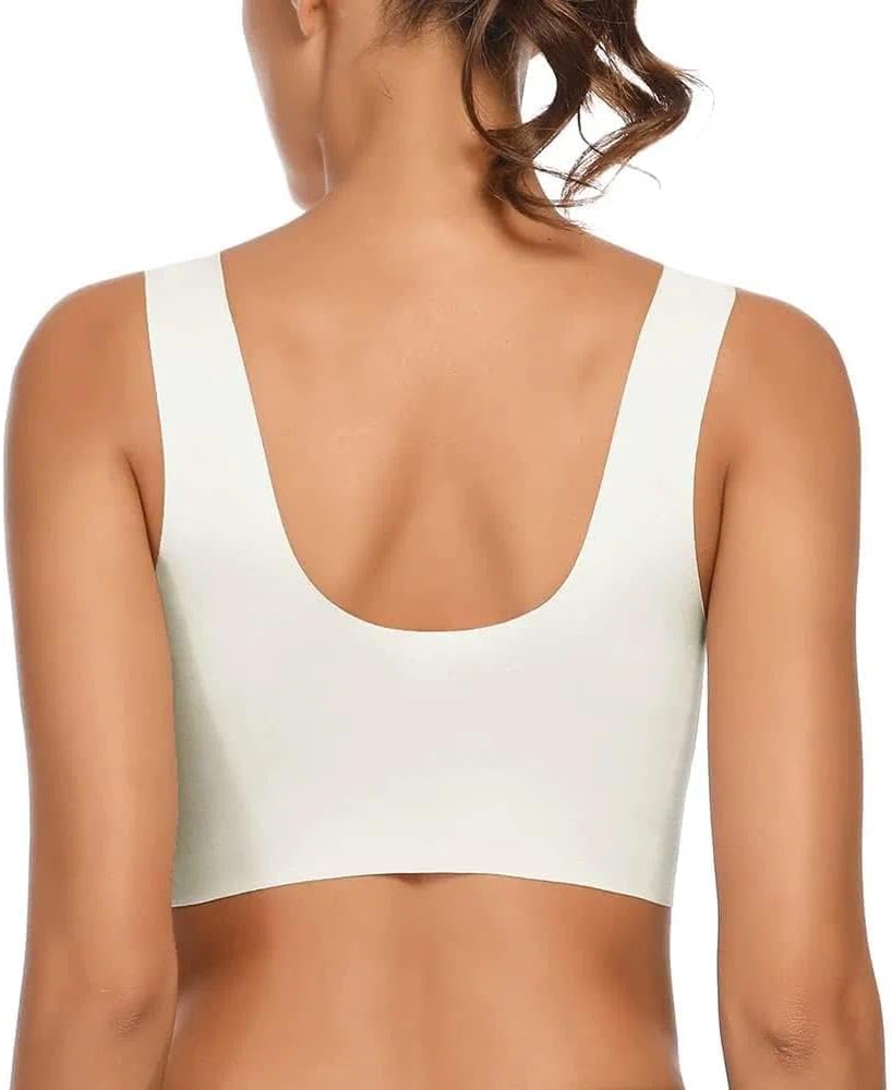 WOWENY Damen Vollschalen BH bügel Zero Feel Push up Seamless BH Nahtlos Komfort Soft BH Schlaf BH Kl