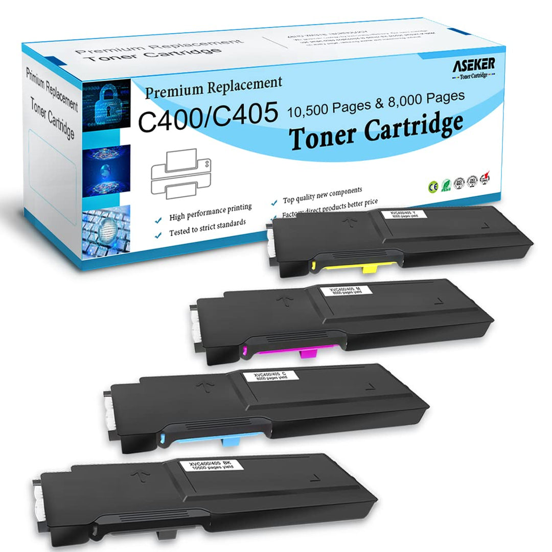 4 Packungen Kompatibler Tonerkartusche für Xerox VersaLink C400 C400V C400N C400DN C405 C405V C405N