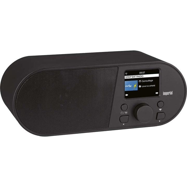 Imperial i105 Internetradio (WLAN, Mediaplayer, USB, DLNA, Farbdisplay, Wecker, Appsteuerung) schwar