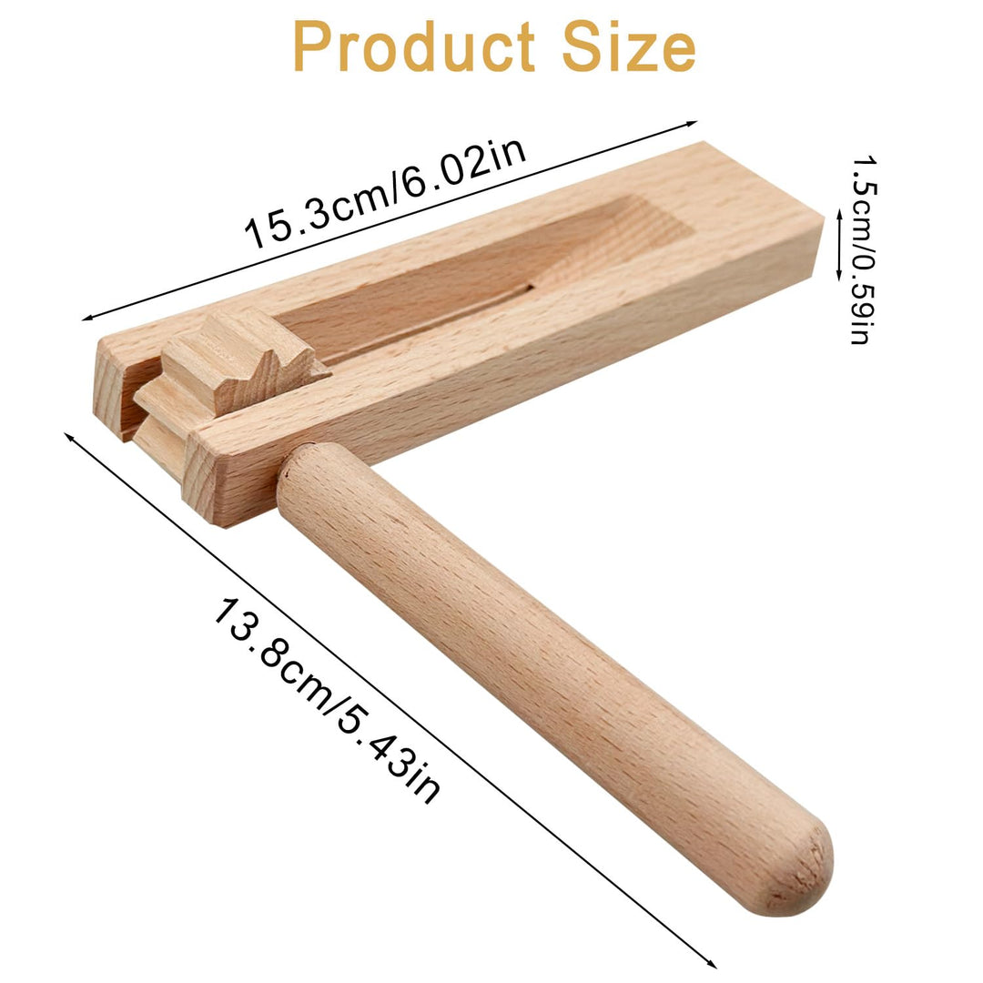 3 Stück Holzratsche Geräusche Maker, Krachmacher, Ratsche Holz, Fanartikel zum Anfeuern Geeignet für