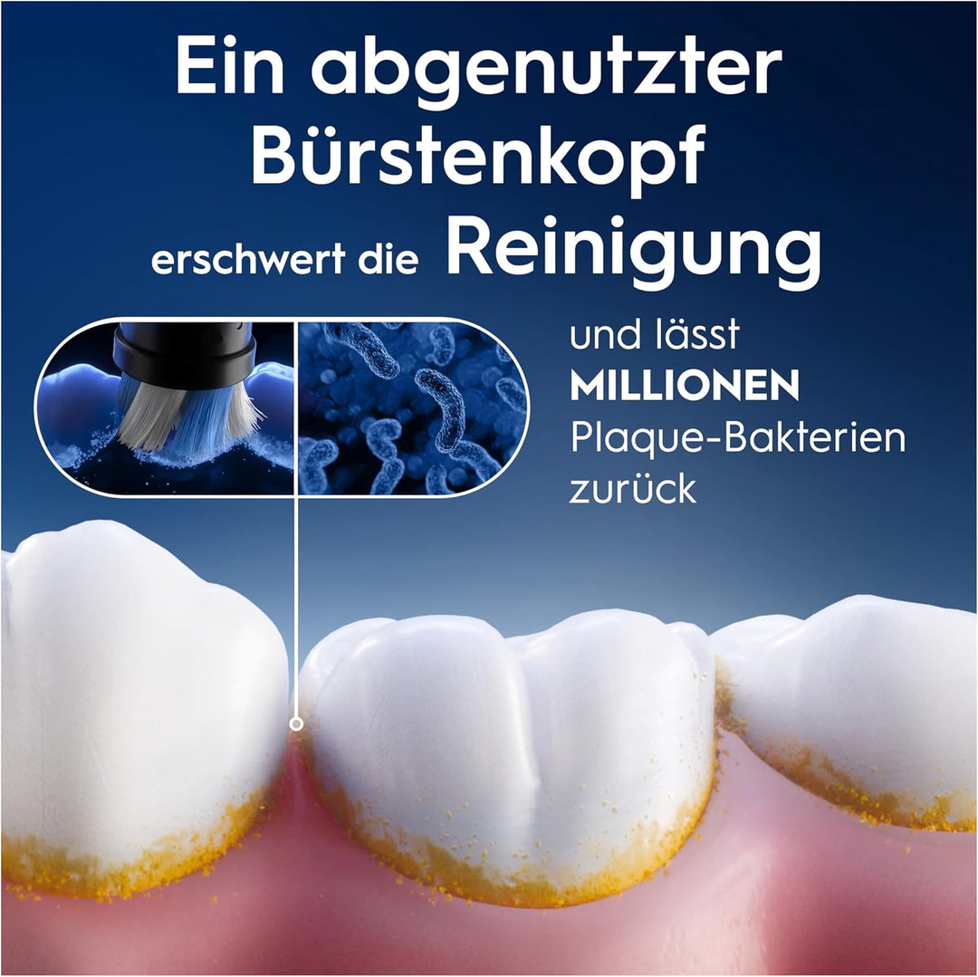 Oral-B iO Ultimative Reinigung Aufsteckbürsten für elektrische Zahnbürste, 8 Stück, ultimative Zahnr