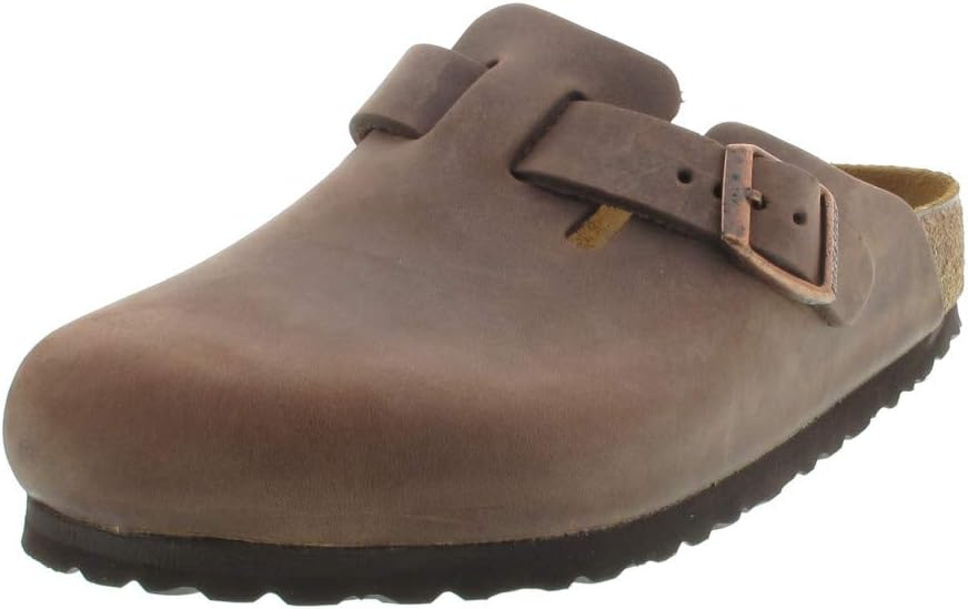 BIRKENSTOCK Unisex Boston Clogs 37 EU Braun Habana, 37 EU Braun Habana
