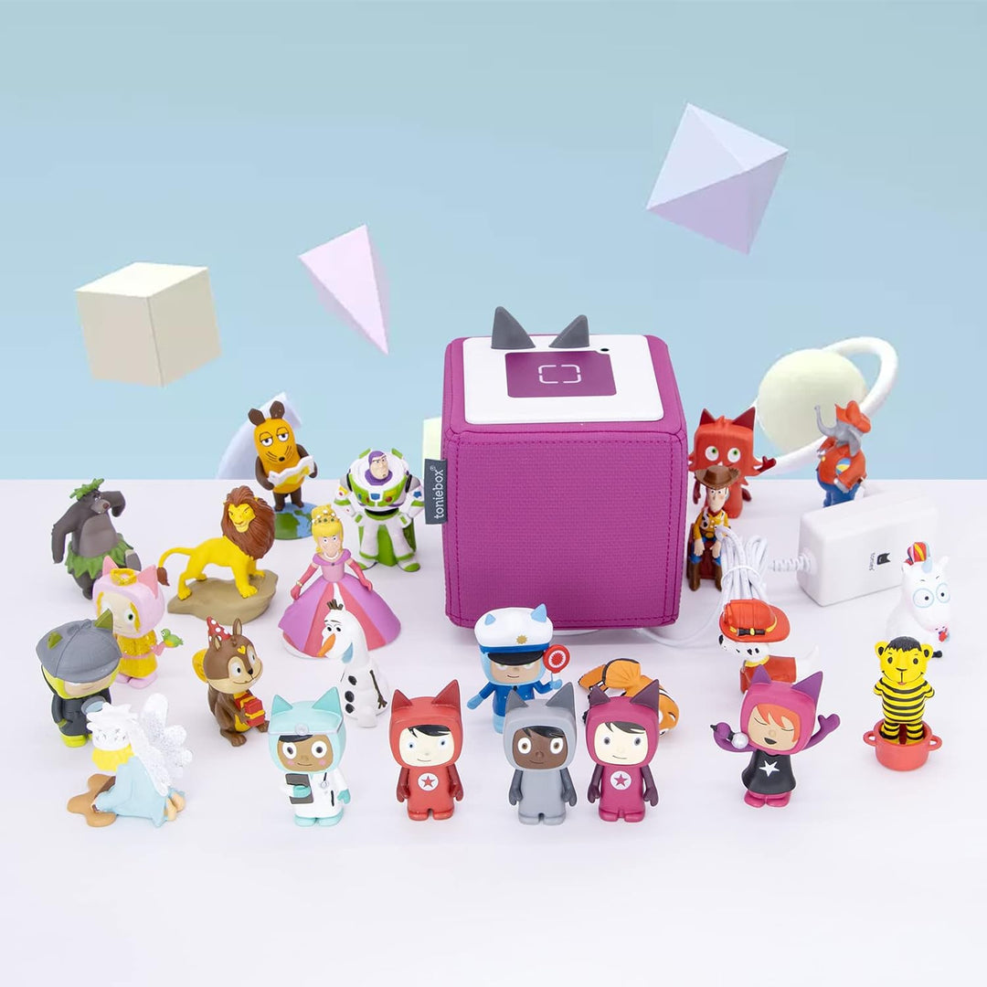 Tasche Kindergepäck viel Platz für Toniebox Figuren Tigerbox Transport Folie Hörfiguren Musikboxen M