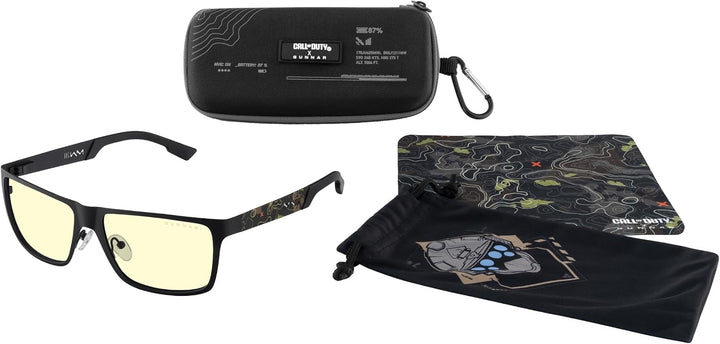 Gunnar Brille gegen blaues Licht – UAV Edition Call Of Duty | Farbe: Onyx Topo | Farbtöne: Amber (65