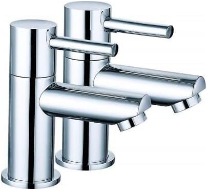 veebath Julia Val 1/2 C CD Chrome Wasserhähne mit Hebel mit Ventiltellern aus Keramik, Hebel