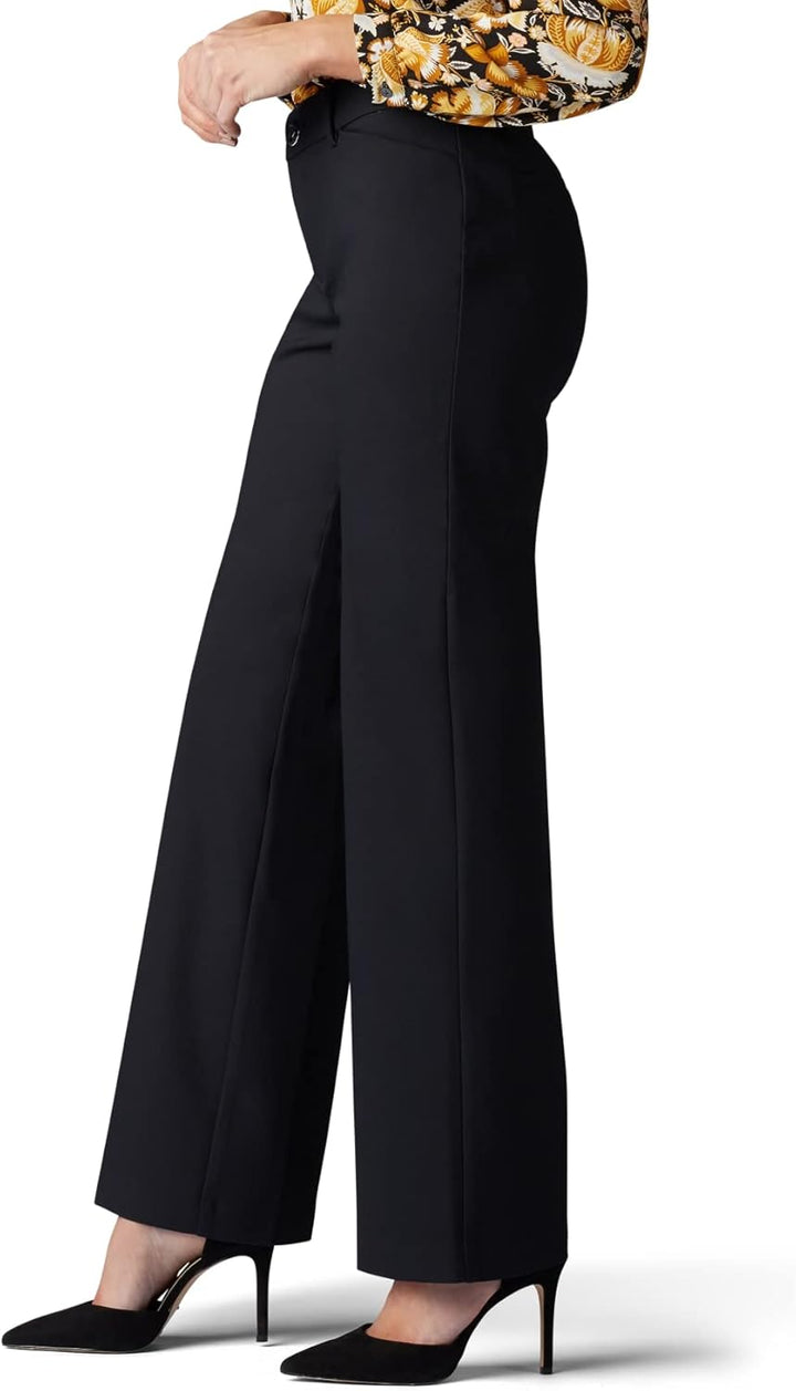 Lee Damen Plus Size Flex Motion Regular Fit Trouser Pant Hose 20 Grosse Grössen Schwarz, 20 Grosse G