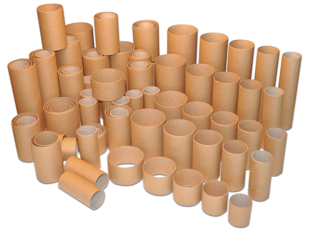 Playbox 2471331 Pappröhre, 100 Stück, Mehrfarbig