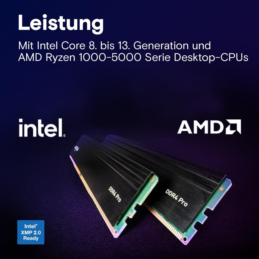 Crucial Pro DDR4 RAM 64GB Kit (2x32GB) 3200MHz, Intel XMP 2.0, PC Computer Arbeitsspeicher - CP2K32G