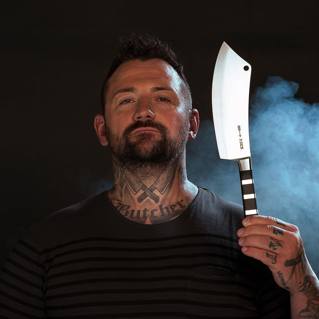 F. DICK Kochmesser, Küchenmesser „Ajax“, 1905 (Messer mit Klinge 22 cm, X50CrMoV15 Stahl, nichtroste