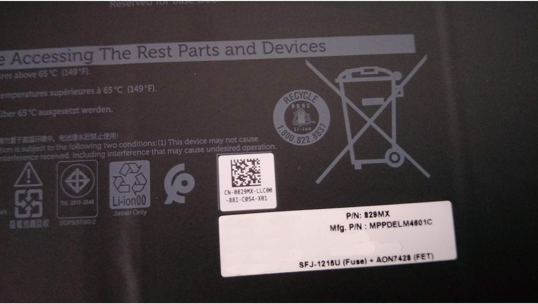 WYGUO MXV9V 5VC2M 05VC2M 829MX 0829MX Laptop-Akku-Ersatz für Dell Latitude 5300 5310 7300 7400 E5300