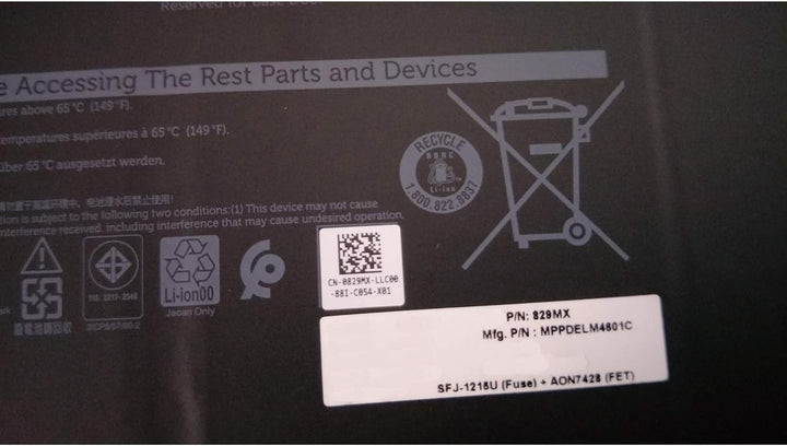 WYGUO MXV9V 5VC2M 05VC2M 829MX 0829MX Laptop-Akku-Ersatz für Dell Latitude 5300 5310 7300 7400 E5300