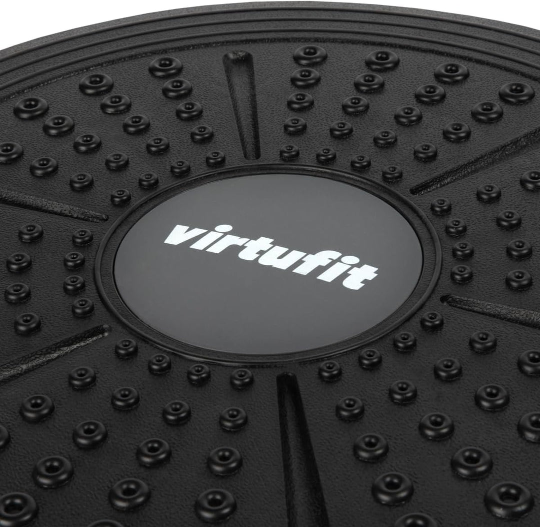 VirtuFit Verstellbares Balance Board - Balancetrainer - Schwarz - Wackelboard - Wackelbrett