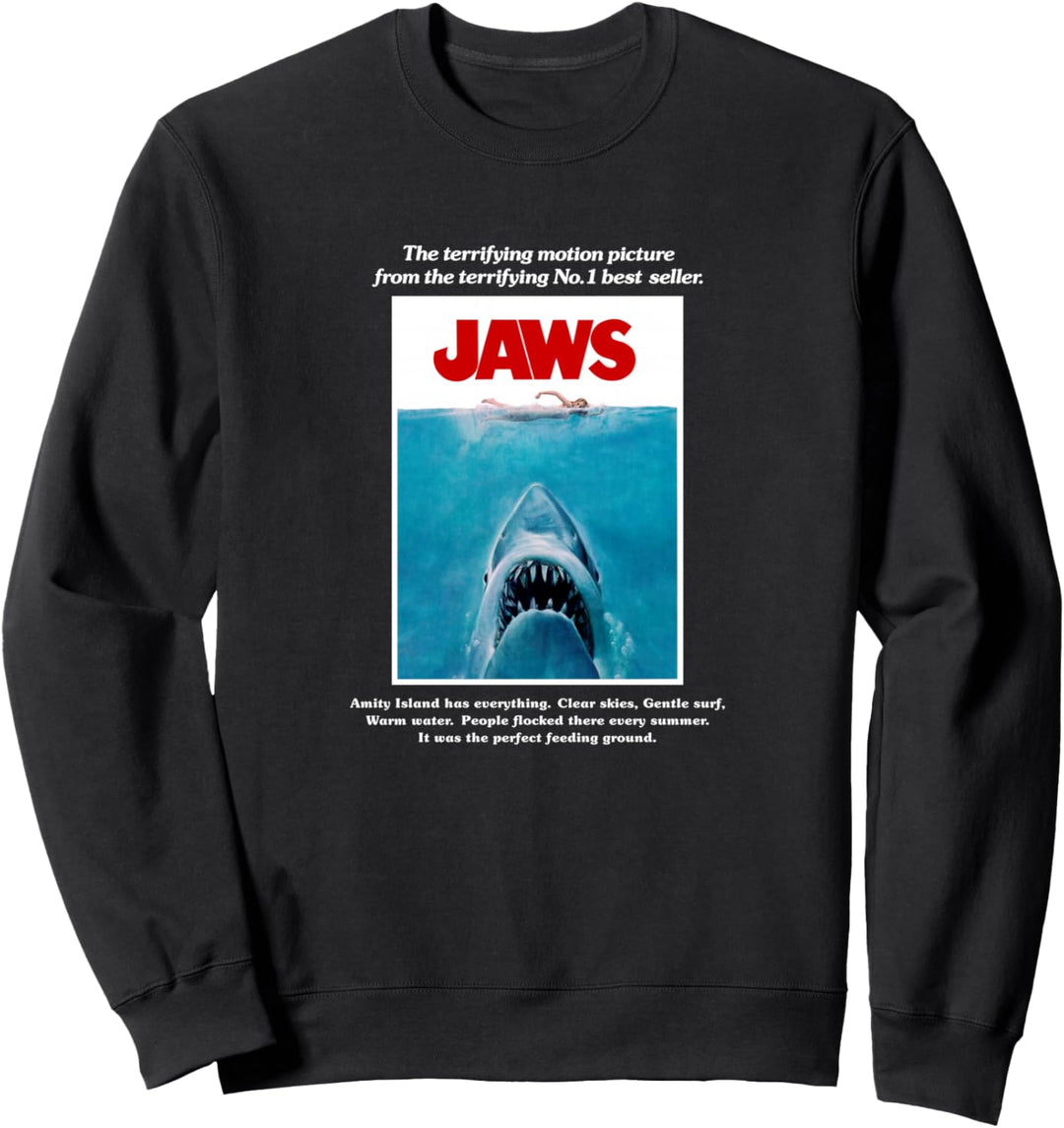 Jaws Original Movie Poster Sweatshirt