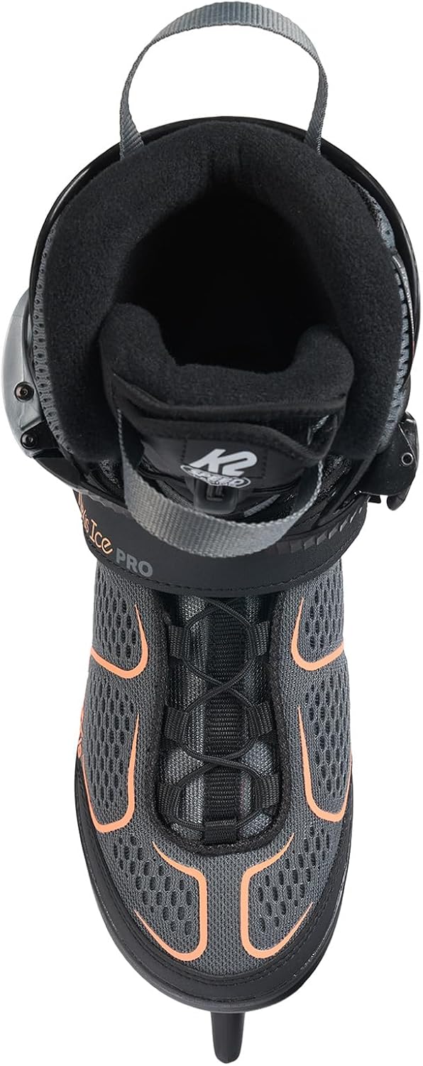 K2 Damen Alexis Ice PRO Schlittschuhe EU: 34 (UK: 1.5 / cm: 21 black - anthracite - coral, EU: 34 (U