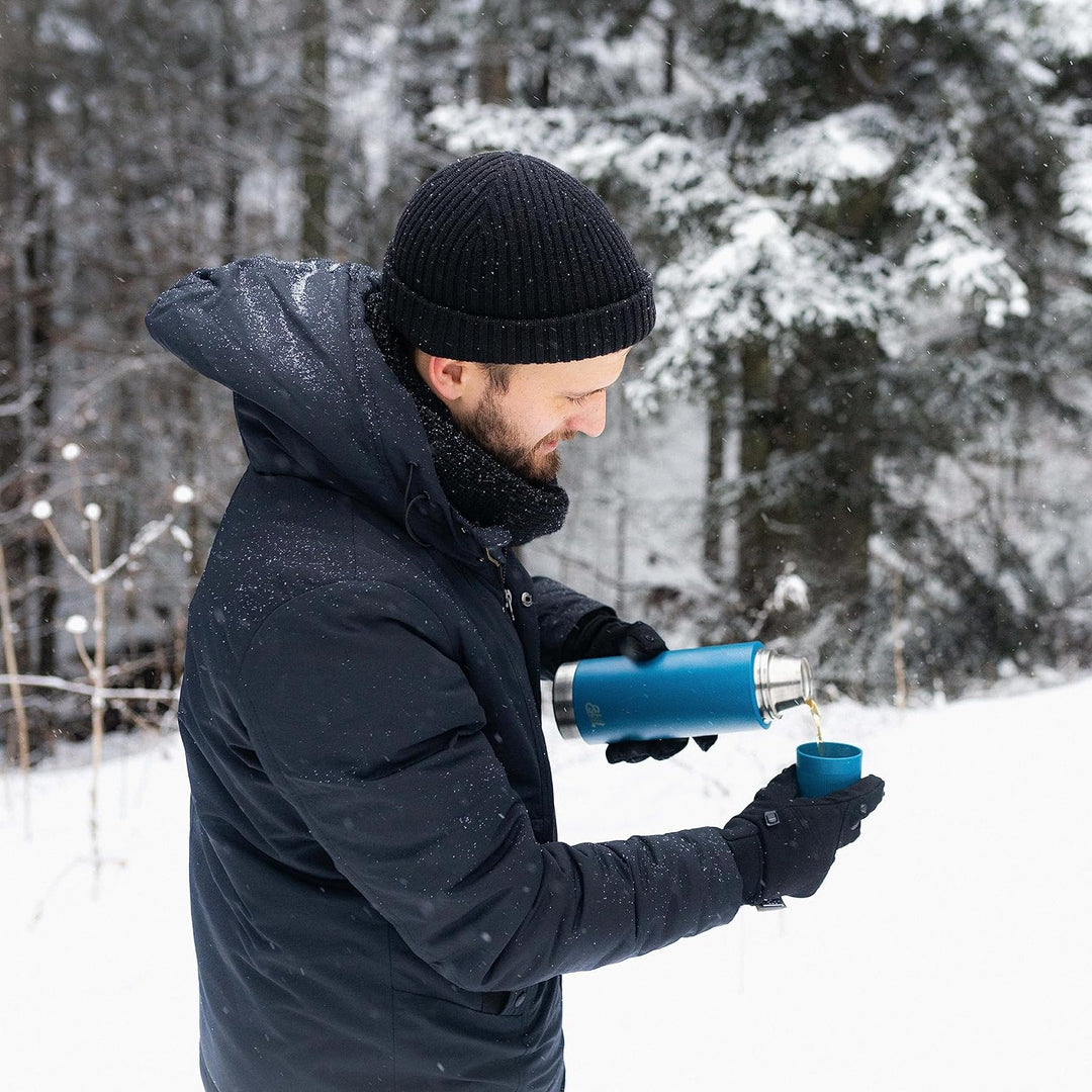 Esbit Thermoflasche Sculptor - Isolierte Flasche aus Edelstahl für warme und kalte Getränke – 1000 m