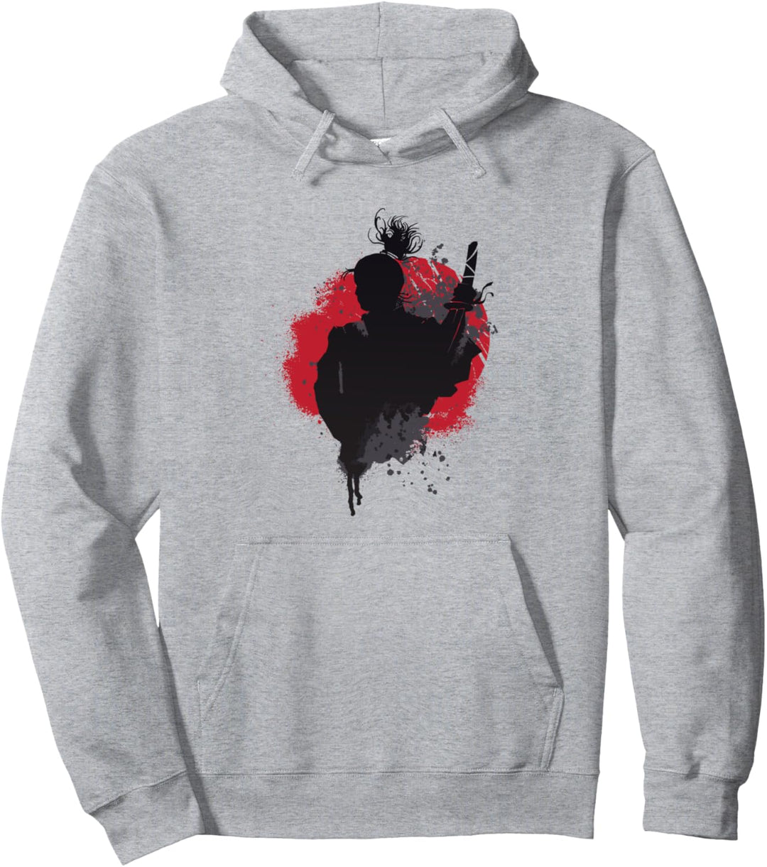 Japanischer Samurai Krieger mit japanischer Samurai Ronin Pullover Hoodie