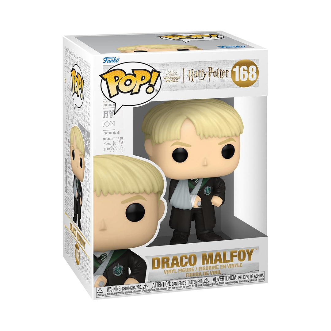 Funko POP! Movies: Harry Potter Prisoner of Azkaban - Draco Malfoy mit Broken Arm - Vinyl-Sammelfigu