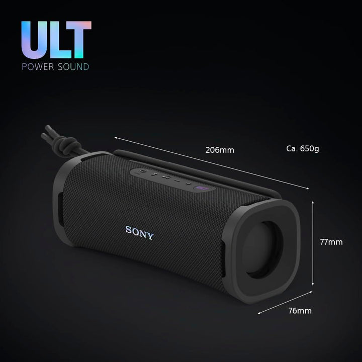 Sony ULT Field 1 - Kabelloser tragbarer Bluetooth-Lautsprecher mit ULT Power Sound, kraftvollem Bass