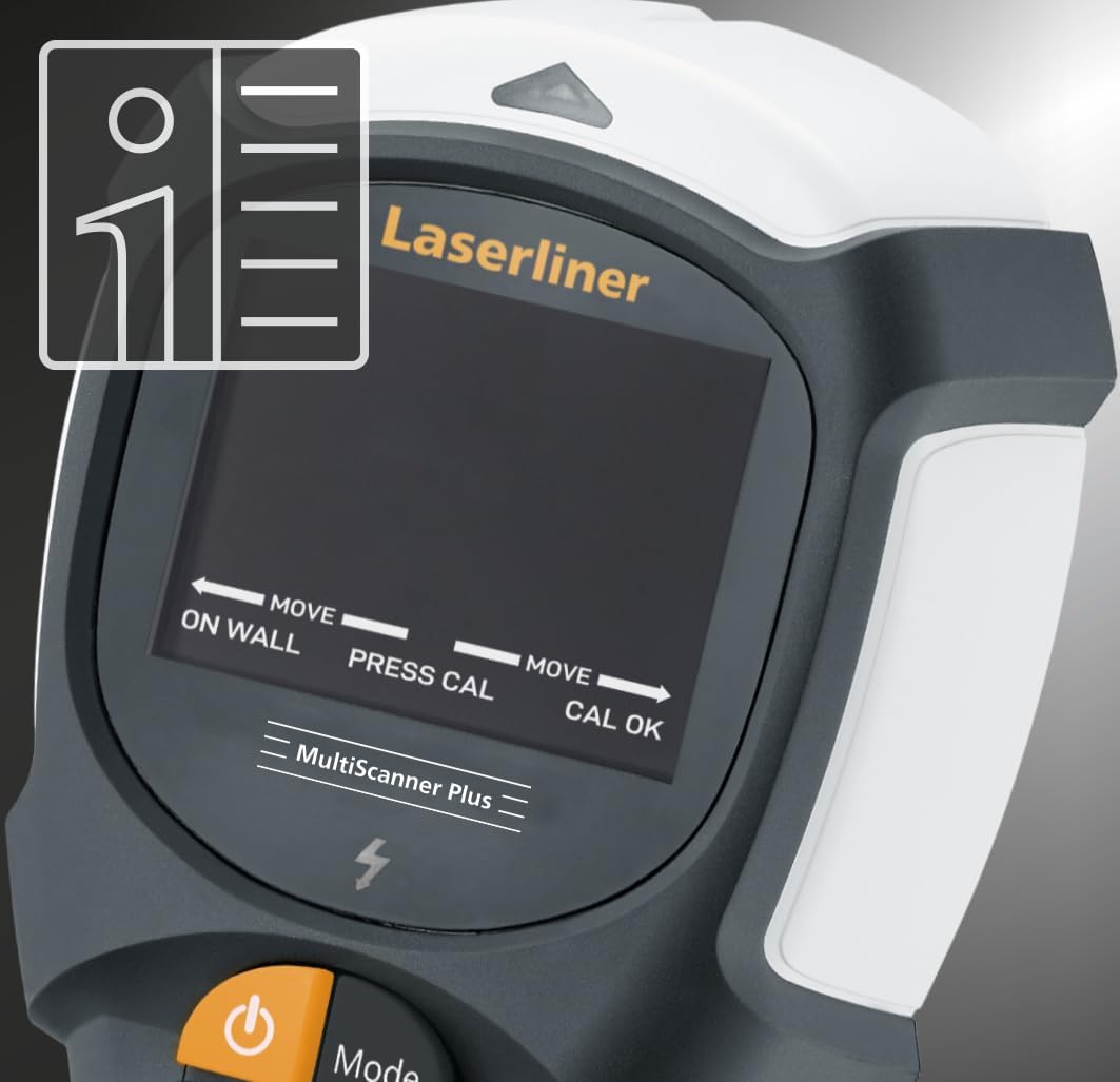 Laserliner Ortungsgerät MultiScanner Plus 080.967A Ortungstiefe (max.) 120mm Geeignet für eisenhal