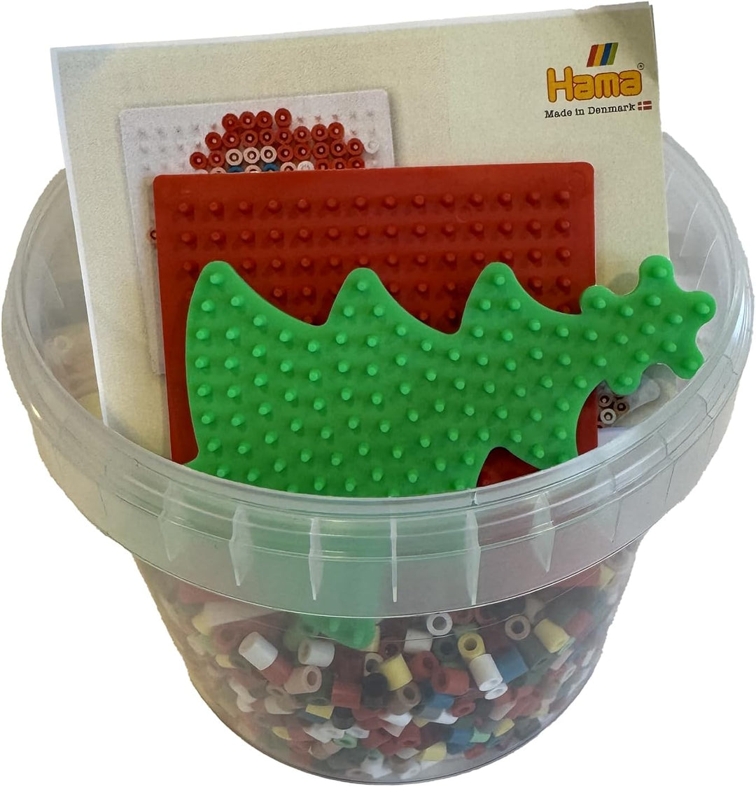 Hama 2045 Midi Bügelperlen Geschenkset Weihnachten, 4000 Perlen