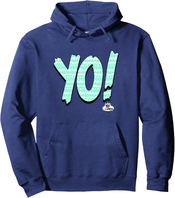 MTV YO RAPS Sea Foam Green Tribal Logo Pullover Hoodie