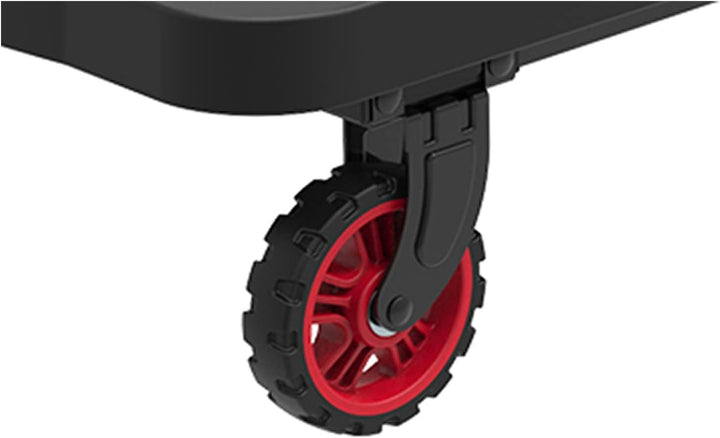 Pavo 8055890 Alu-PP Plattformwagen einklappbar schwarz/aluminum