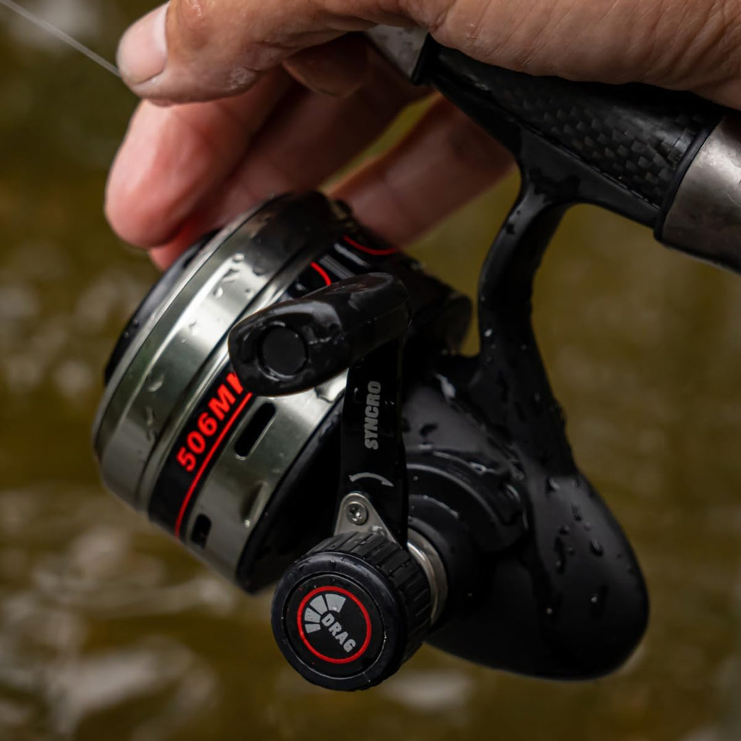 Abu Garcia MKII 506 angelrollen, Schwarz/Silber