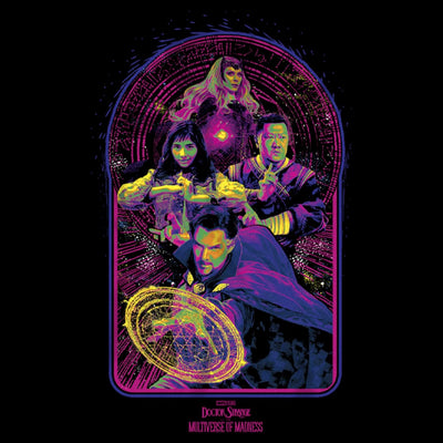 Marvel Jungen Doctor Strange im Multiversum des Wahnsinns Magic Pop Hoodie, Schwarz, L