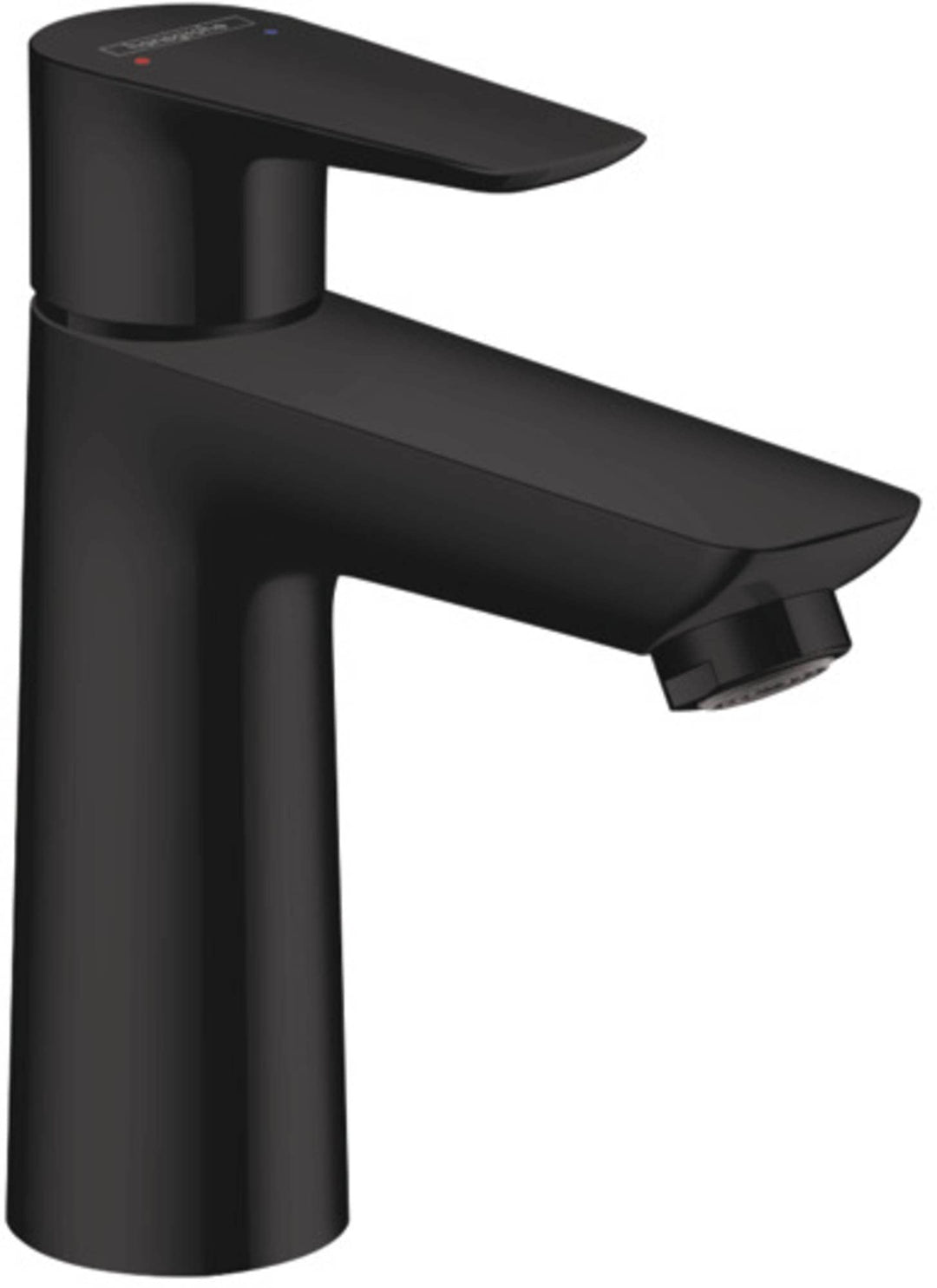 hansgrohe Waschtischarmatur Talis E, Wasserhahn Bad mit Auslauf Höhe 110 mm, mit Zugstange, Badarmat