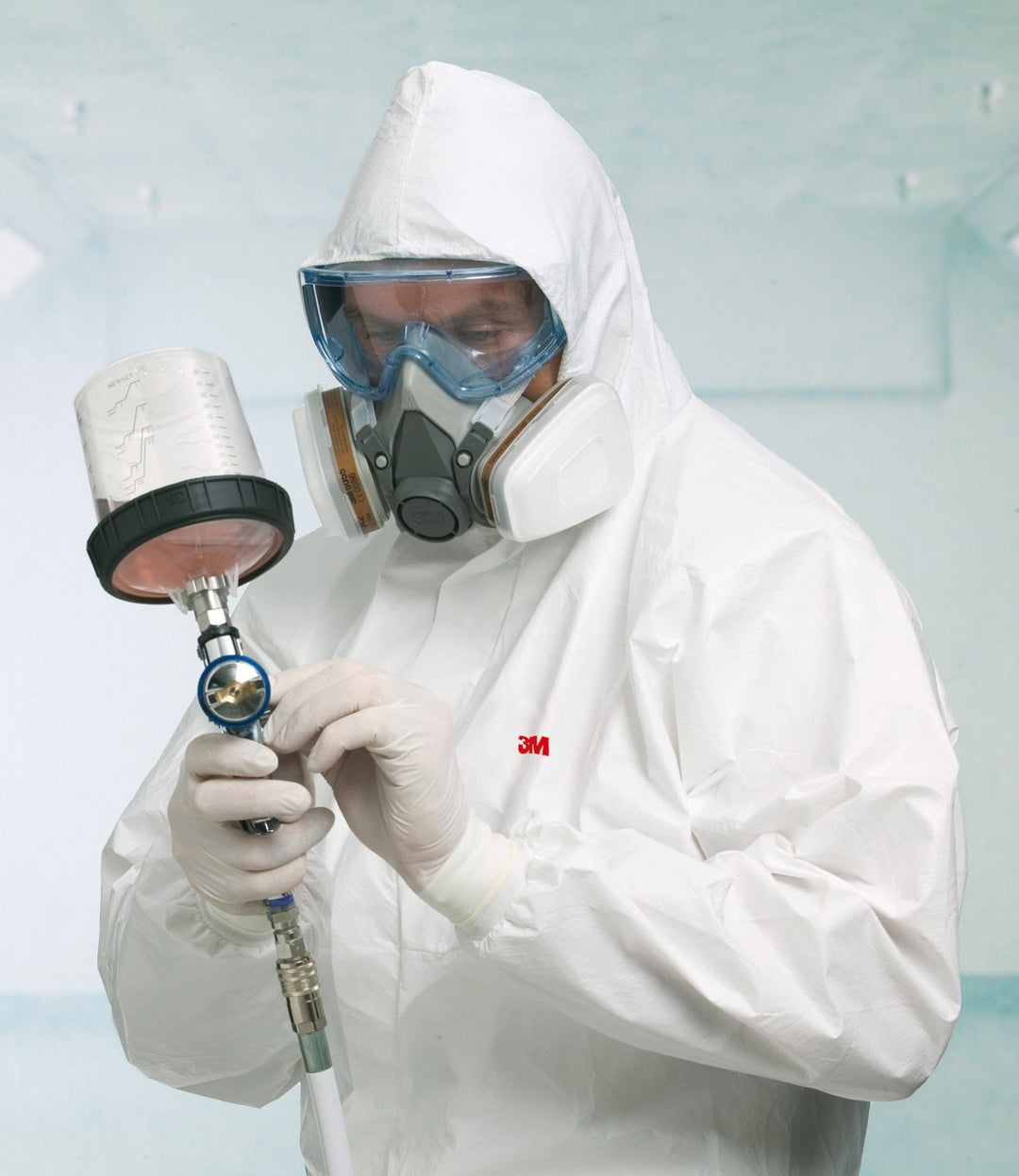 3M 6002 CR Ersatzfilter für Farbspritzarbeiten 6002CR – 1 Filter mit Doppel-Atemventil &amp; Mehrweg-Hal