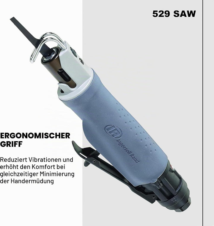 Ingersoll Rand Druckluft Stichsäge 529, vibrationsreduzierte Stichsäge, mit Anti-Vibrations-Griff Re