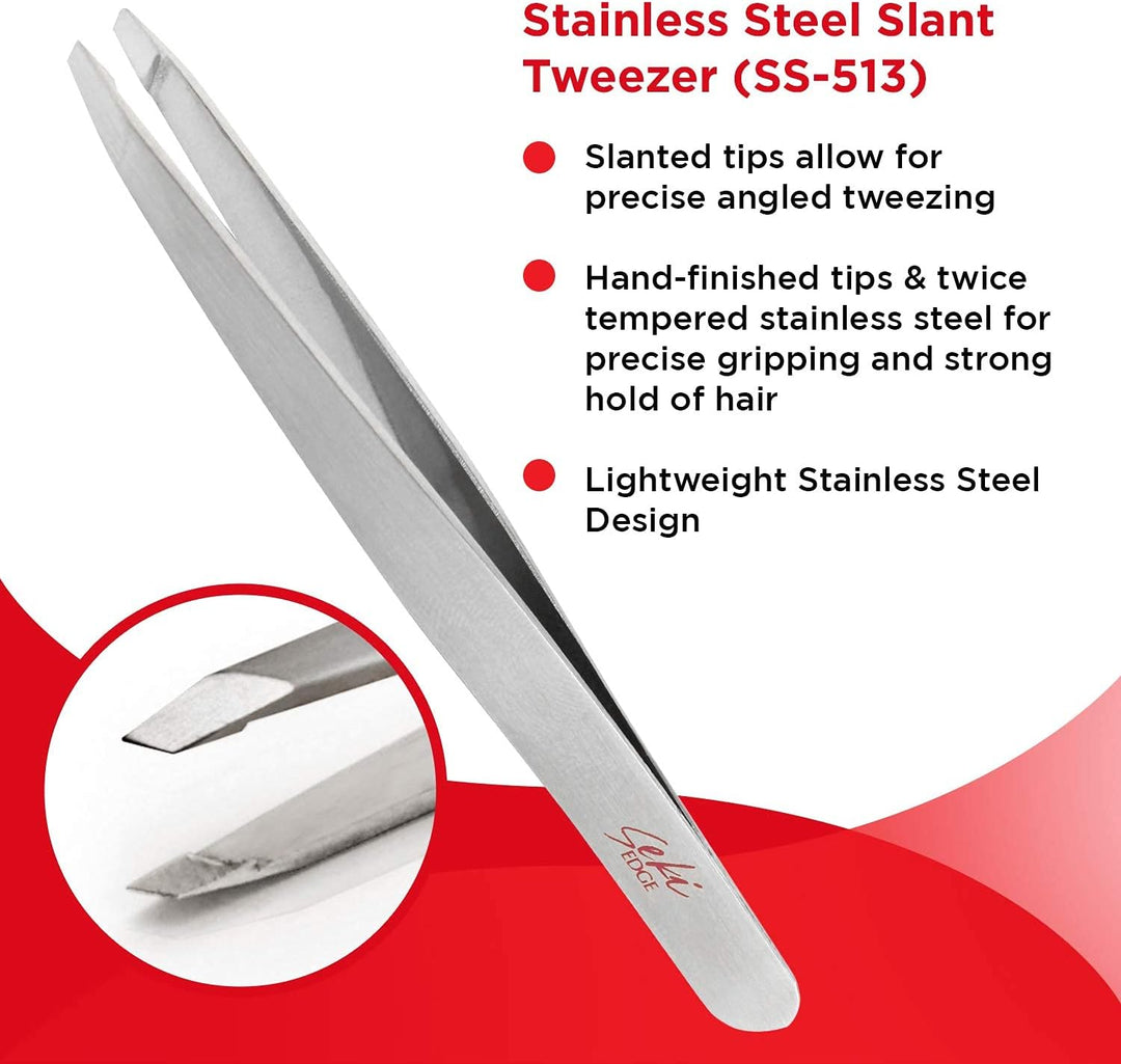 Seki Edge Stainless Steel Slant Tweezer (Pinzette)
