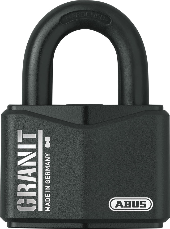 ABUS 43118 Vorhängeschloss, schwarz, 70mm ohne Sicherungskarte 70mm, ohne Sicherungskarte 70mm