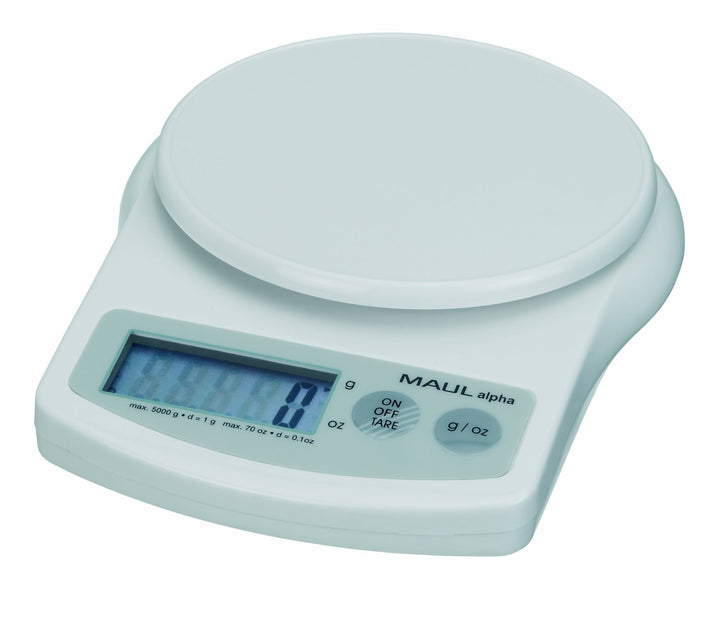 Briefwaage MAULalpha mit weiss 5000 g, weiss 5000 g