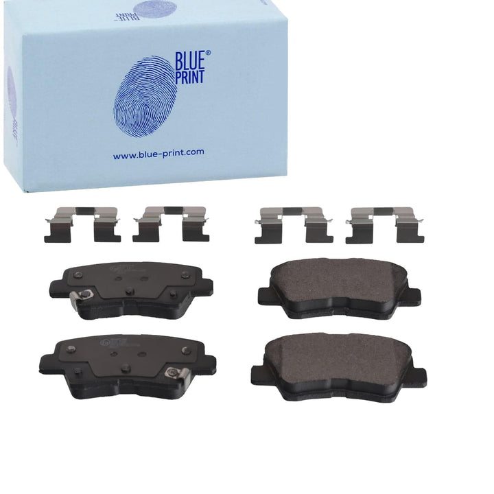 Blue Print ADG042160 Bremsbelagsatz mit Anbaumaterial , 1 Stück