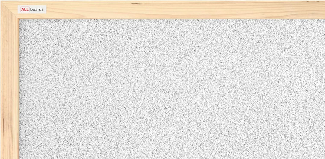 ALLboards Hellgrau Pinnwand mit Holz Rahmen 60x40cm Korktafel Korkwand Pinnwand Kork Farbiger Kork 6