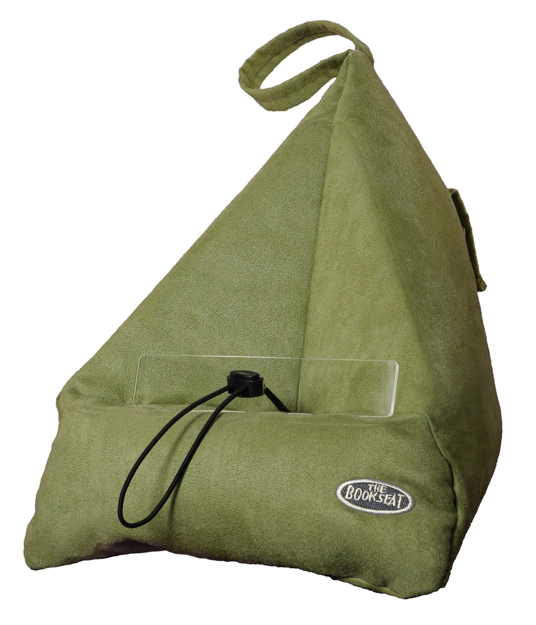 Book Seat 9346017000055 Lesesack/Buchstütze/Buchkissen/Tablet PC halter/Reisekissen mit Tasche, oliv