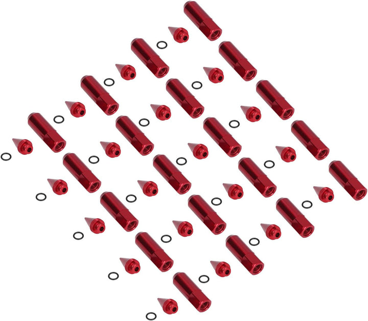 Spike Lug Nuts, 20 Stück Universal M12x1.5 Racing Wheels Felgen Radmuttern 90-mm-Spitzmuttern aus Al
