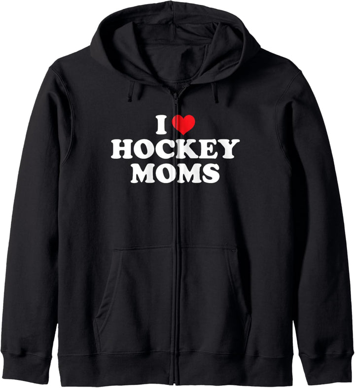 Lustiges Design "I Love Hockey Moms" Kapuzenjacke