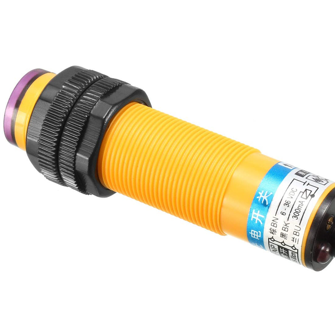 sourcing map Infrarot Strahl Streufarben Relreflektionsschalter DC 6-36V E3F DS30P1 300mA de