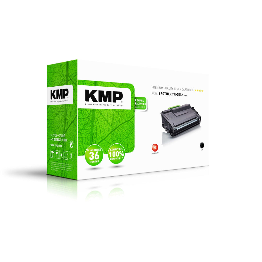 KMP Toner passend für Brother TN3512 - High Yield - für Brother HL-L6250DN, HL-L6300DW, HL-L6400DW,H