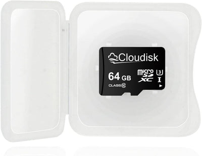 Cloudisk 5er-Pack Micro SD-Karte mit MicroSD Adapter Card Reader-Speicherkarte (64GB), 64GB