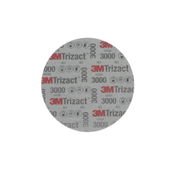 Hookit 3M Trizact Schaumstoffscheibe, 02087, 7,6 cm, P3000, 15 Scheiben pro Karton, 3
