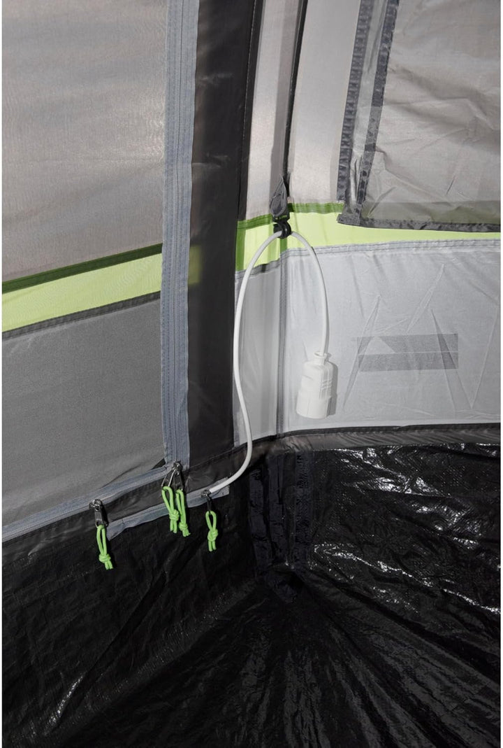 High Peak Tunnelzelt Meran 5.0 Personen Camping Familien Zelt 2 Kabinen Vorraum
