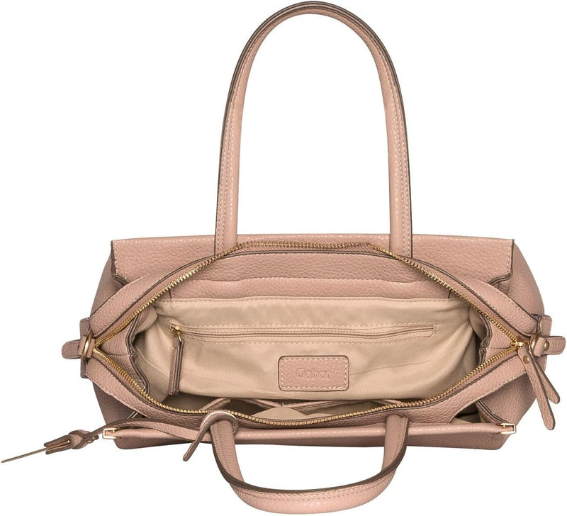 Gabor bags Gela Damen Shopper Umhängetasche Reissverschluss Beige 35 x 13,5 x 24 Rosé, 35 x 13,5 x 2