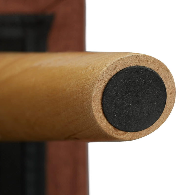 Relaxdays, braun Hocker mit Stauraum, Kunstleinen-Bezug, gepolstert, Holzbeine, Fusshocker mit Decke